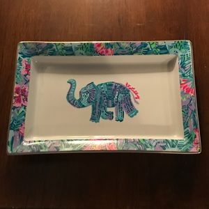 Lily Pulitzer jewelry or side table tray